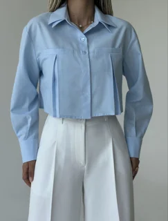 شومیز آبی